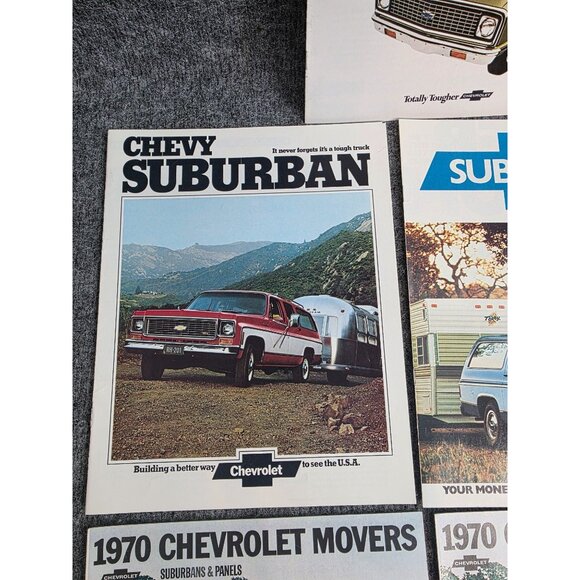 1970-1976 Chevrolet Suburban Brochure Lot Includes 5 Original Vintage Ads #1 - Picture 5 of 8